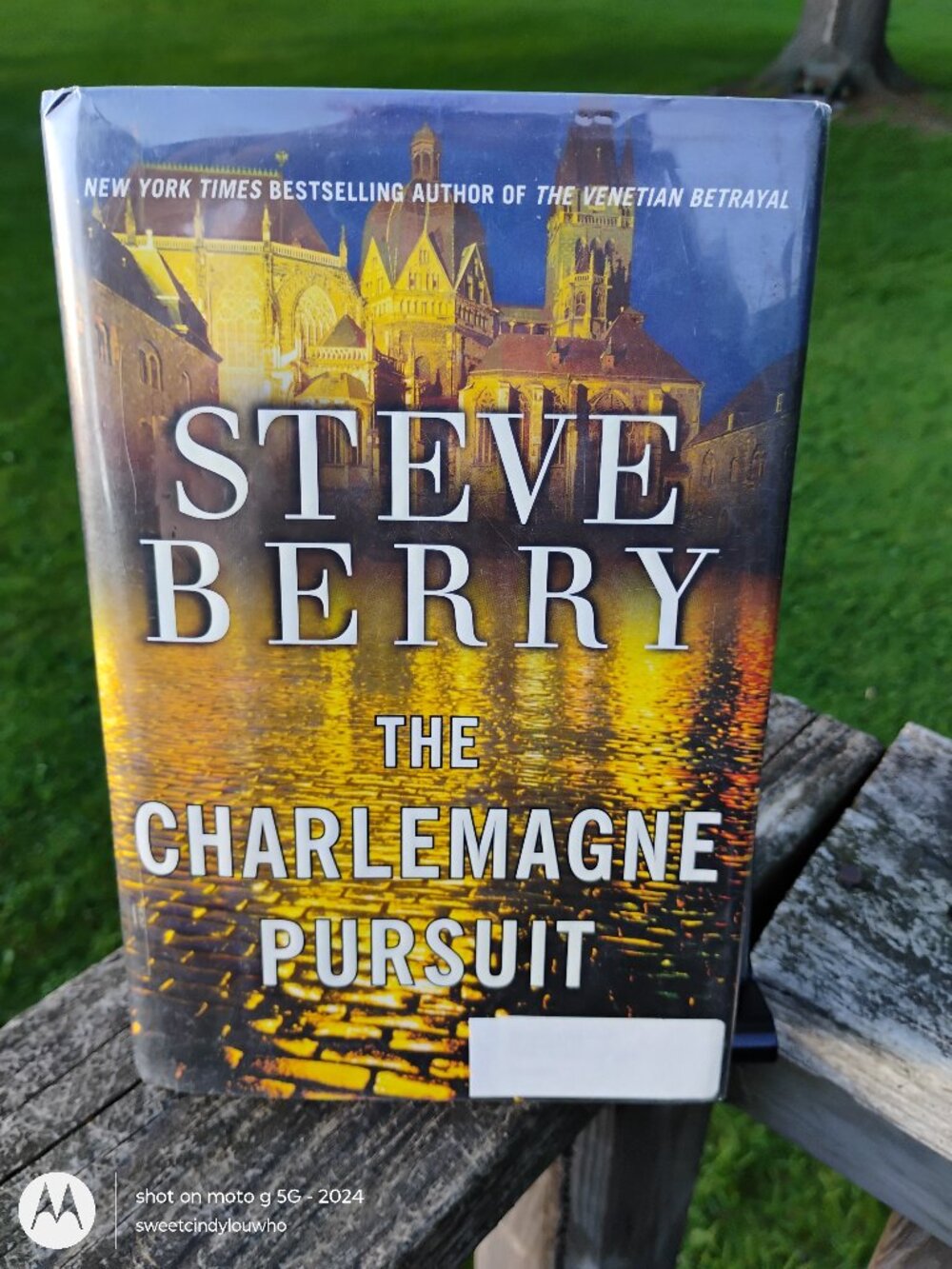 The Charlamagne Pursuit by Steve Perry hardcover book dust jacket dated 2008